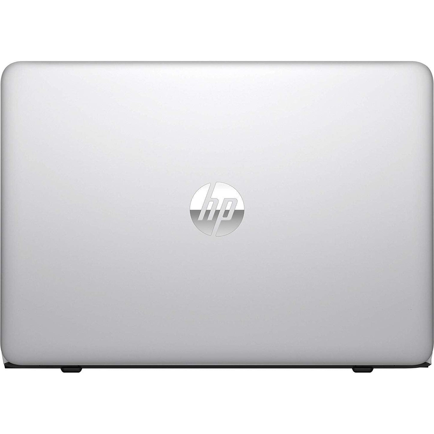 HP EliteBook 840 G3 laptop with closed silver lid and centered HP logo.- Rentopc