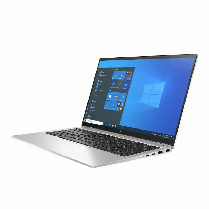 Laptop with Windows operating system on a white background