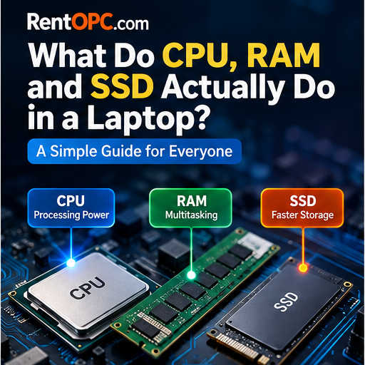 What Do CPU, RAM and SSD Actually Do in a Laptop?