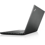Black ThinkPad laptop on a white background