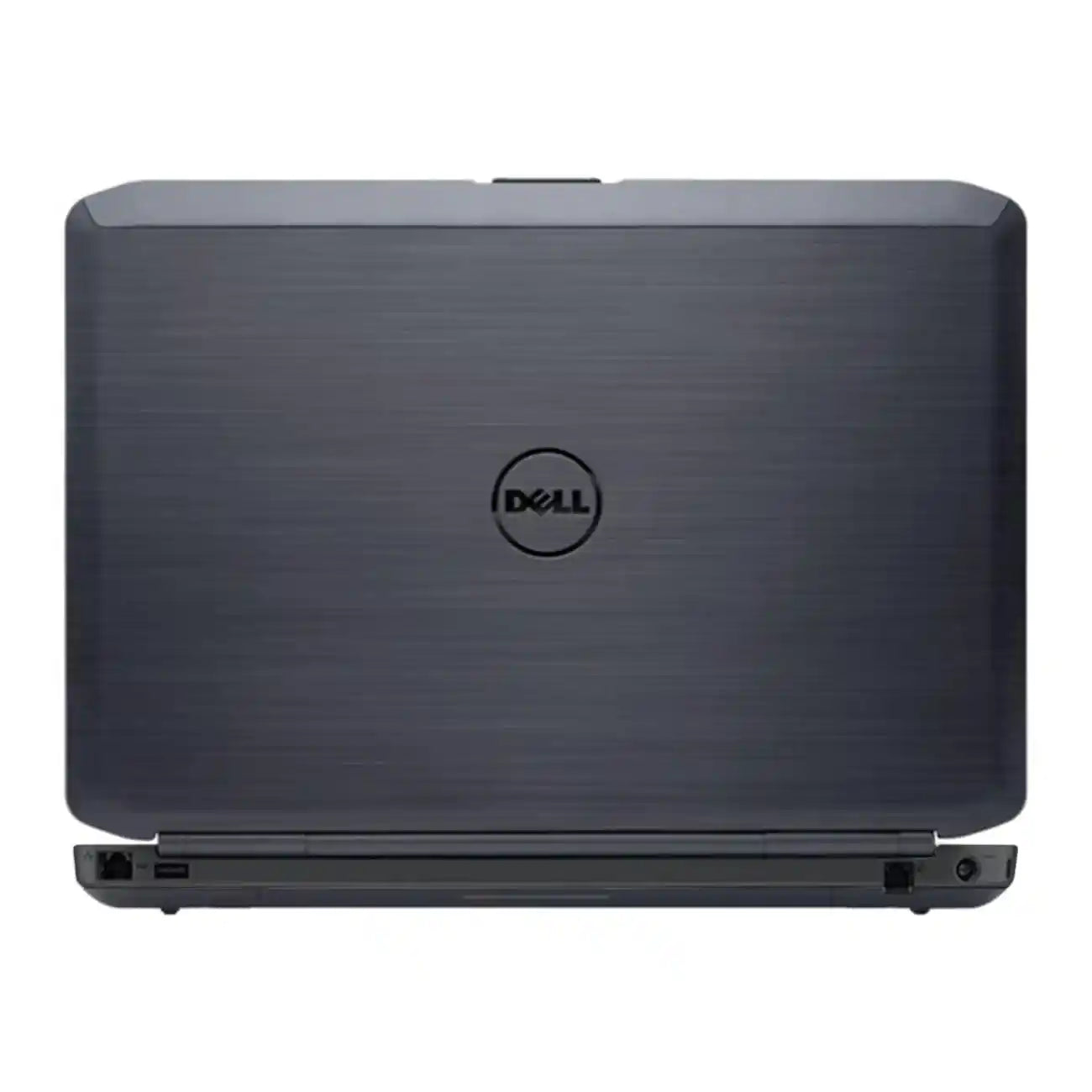 Black Dell laptop on a white background