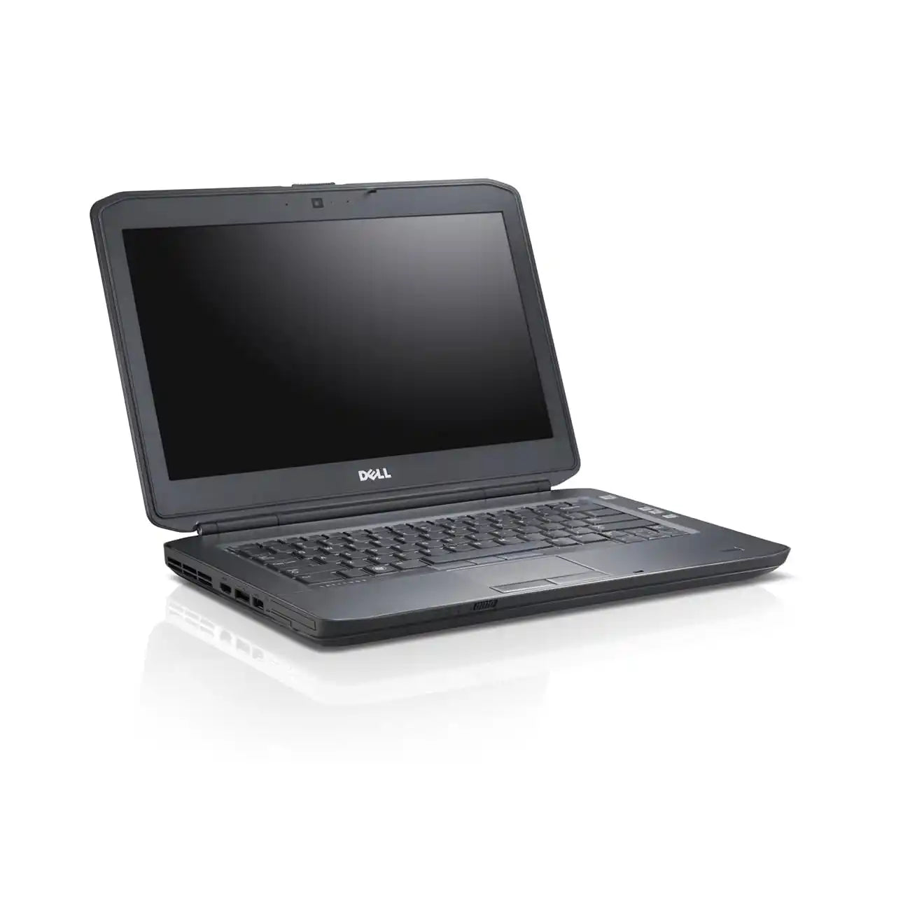 Dell laptop on a white background