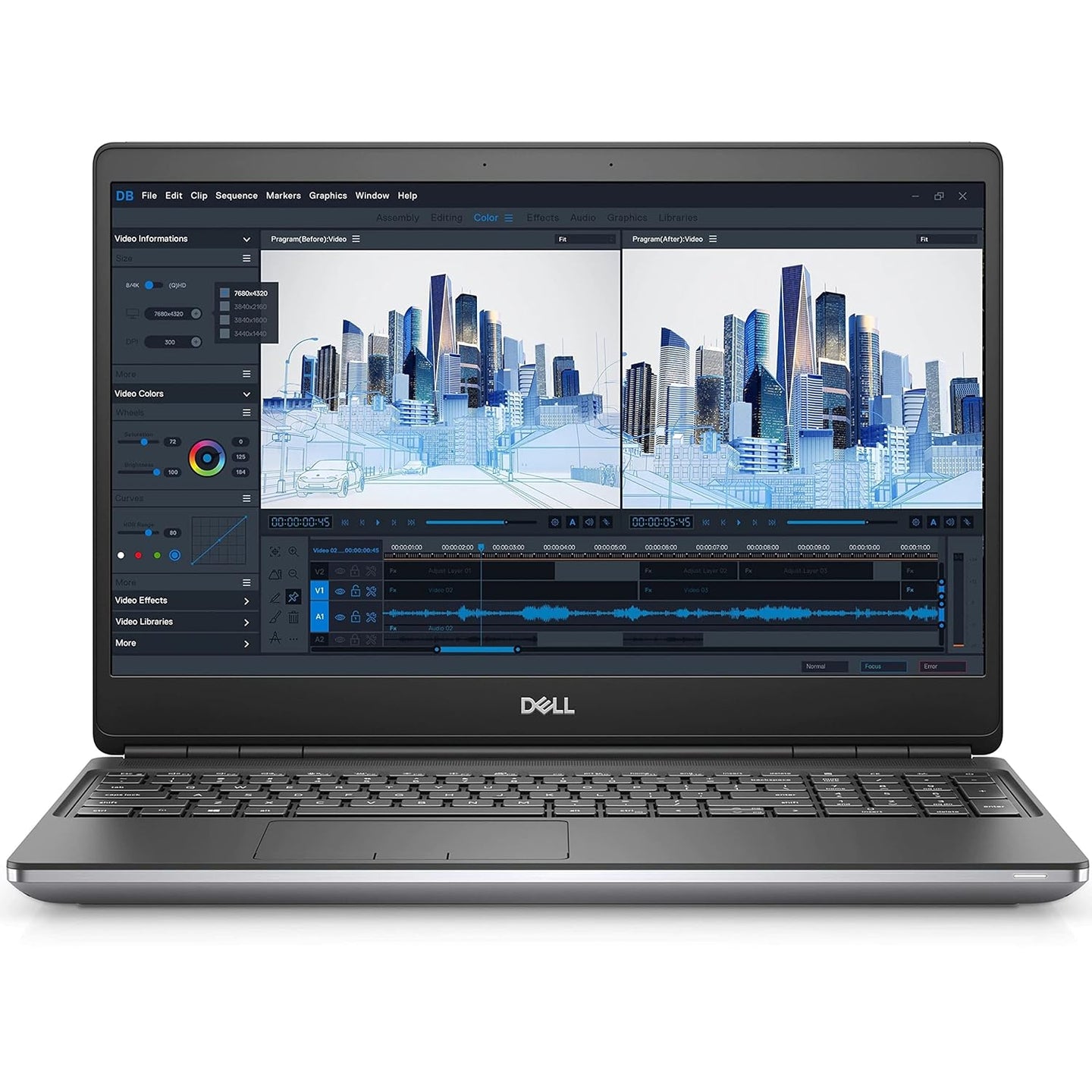 Dell Precision 7560 Intel Xeon (R)W-11855M@ 3.20ghz 11th gen 6 cores 15.6"  laptop