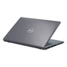 Gray Dell laptop on a white background