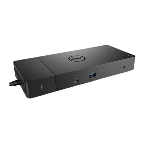 Dell USB-C hub with multiple ports on a white background