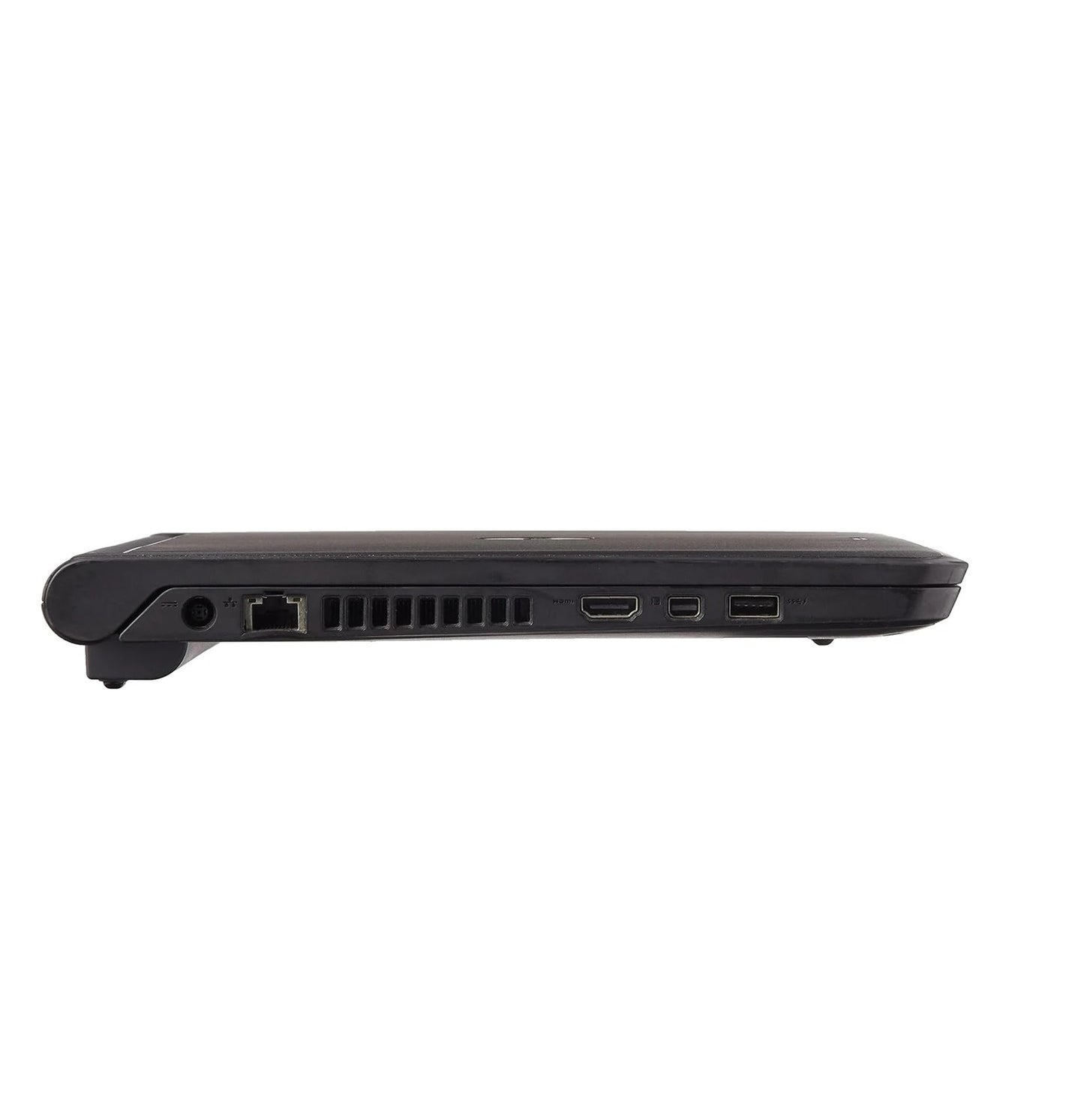 Dell Latitude 3340 laptop side view highlighting ports including USB, HDMI, and charging port
