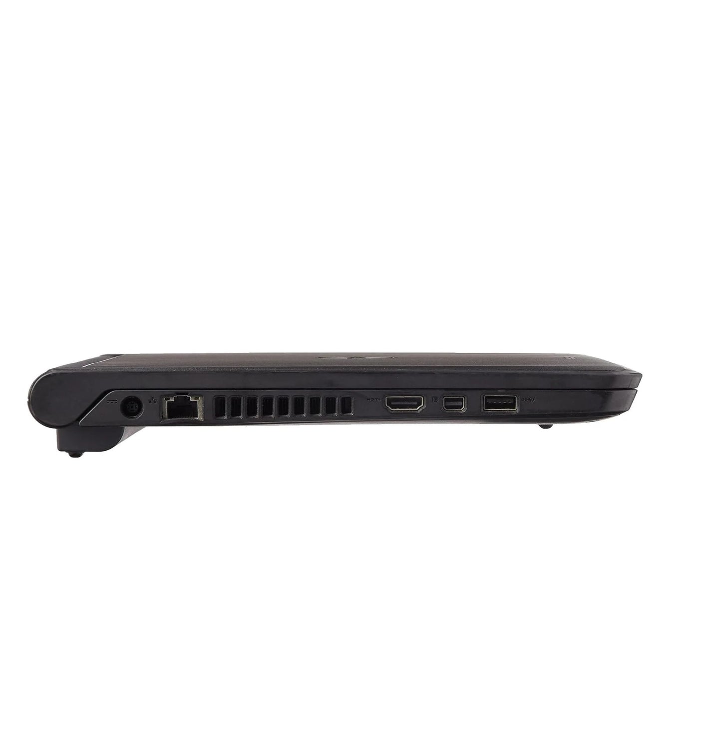 Dell Latitude 3340 laptop side view highlighting ports including USB, HDMI, and charging port