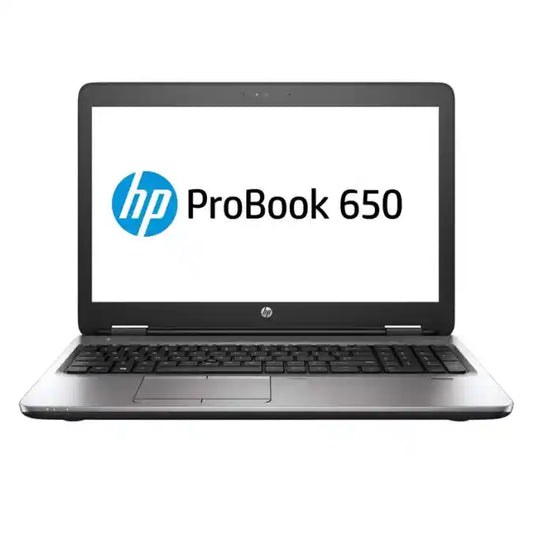 HP ProBook 650 laptop on a white background