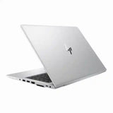 Open laptop with HP logo on a white background