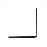Black laptop on a white background