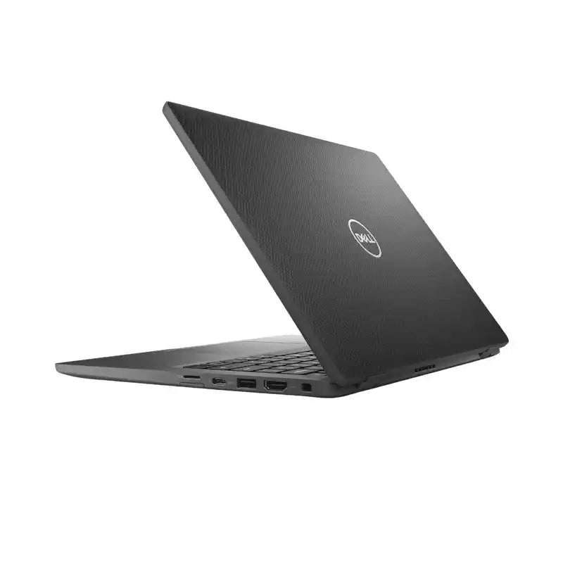 dell laptop black body with side view
