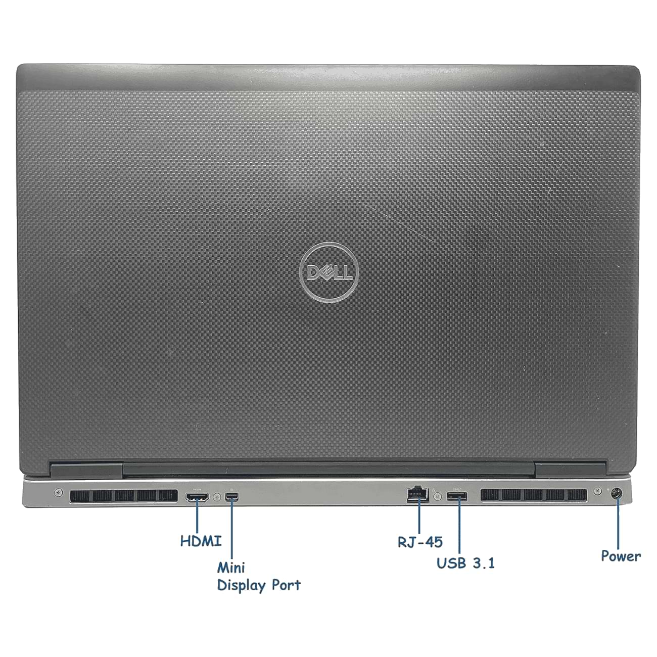 Dell precision 7730 Intel i7-8850H @2.6 Ghz 8th gen 6 cores FHD Nvidia Quadro P3200 6gb graphics card 17.3" laptop