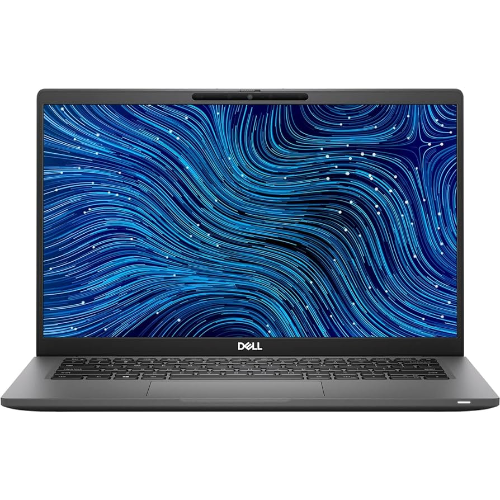 front facing dell laptop with keyboard