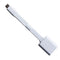 A white USB-C to USB-C adapter cable with a rectangular USB-C connector on one end and a USB-C connector on the other, shown on a plain white background.