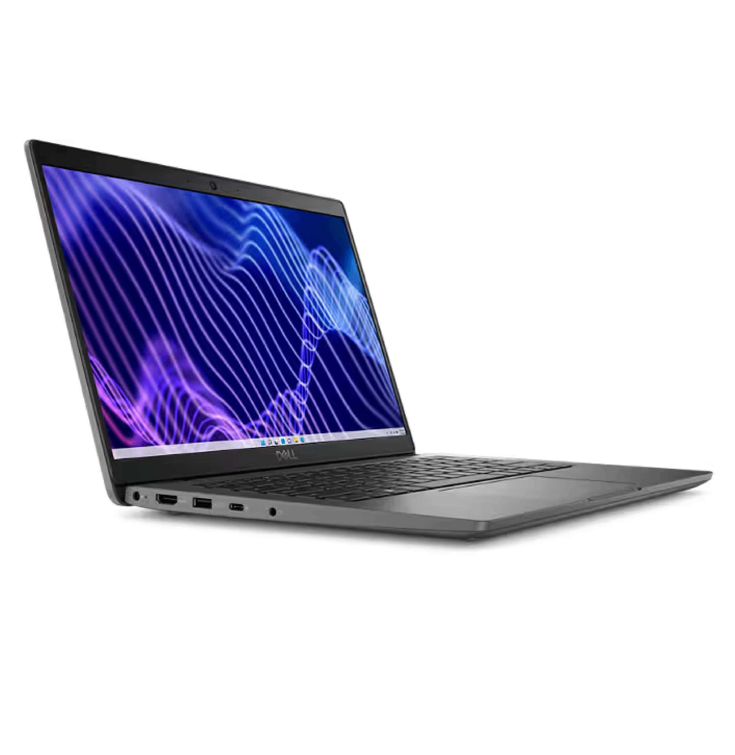 Left side view of Dell Latitude 3440 showing USB ports and HDMI port.- Rentopc