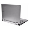 Silver Dell laptop on a white background
