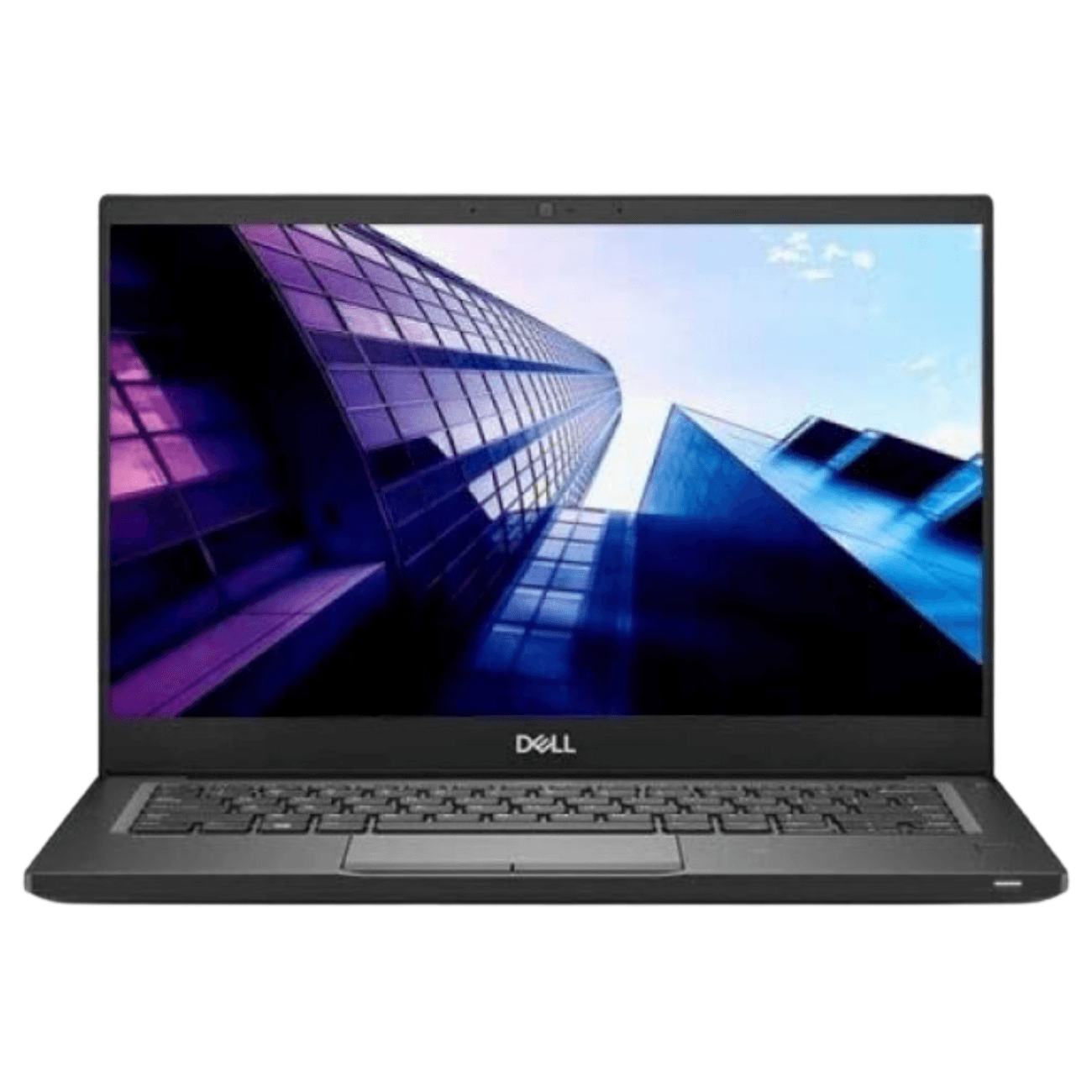 Dell Latitude 7390  Intel Core i7 8th gen 13.3-inch laptop with Intel Core i7 8th Gen processor, Full HD display, and visible keyboard with touchpad.- Rentopc