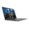 Laptop with a cityscape on the screen on a white background