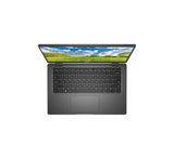 Laptop with a scenic display on a white background