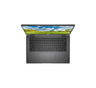 Laptop with a scenic display on a white background
