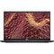 Laptop with a geometric pattern on the screen on a white background