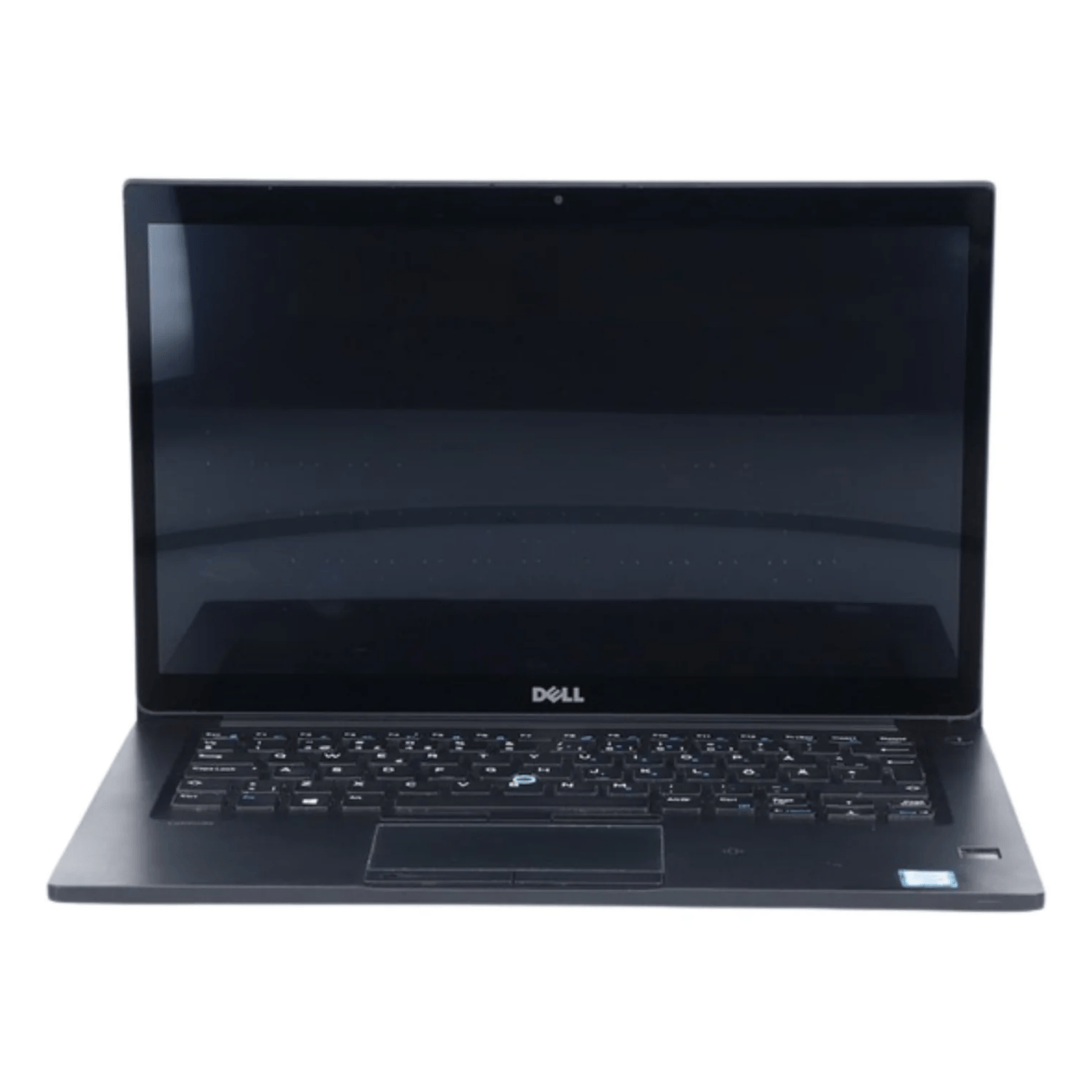 Dell Latitude 7480  Intel Core i5 6th Gen 14-inch laptop with touchscreen display, full-size keyboard, precision touchpad, and top-facing webcam.- Rentopc