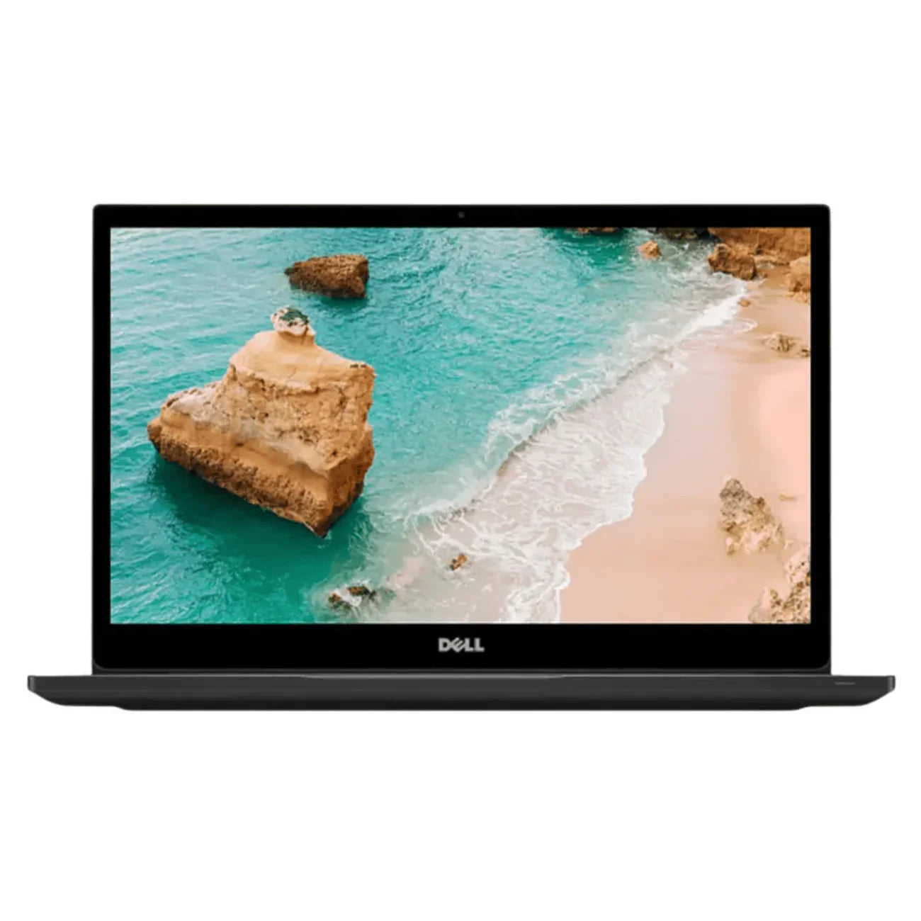 Dell Latitude E7480 Intel Core i5 7th Gen 14-inch laptop displaying screen with thin bezel design.- Rentopc