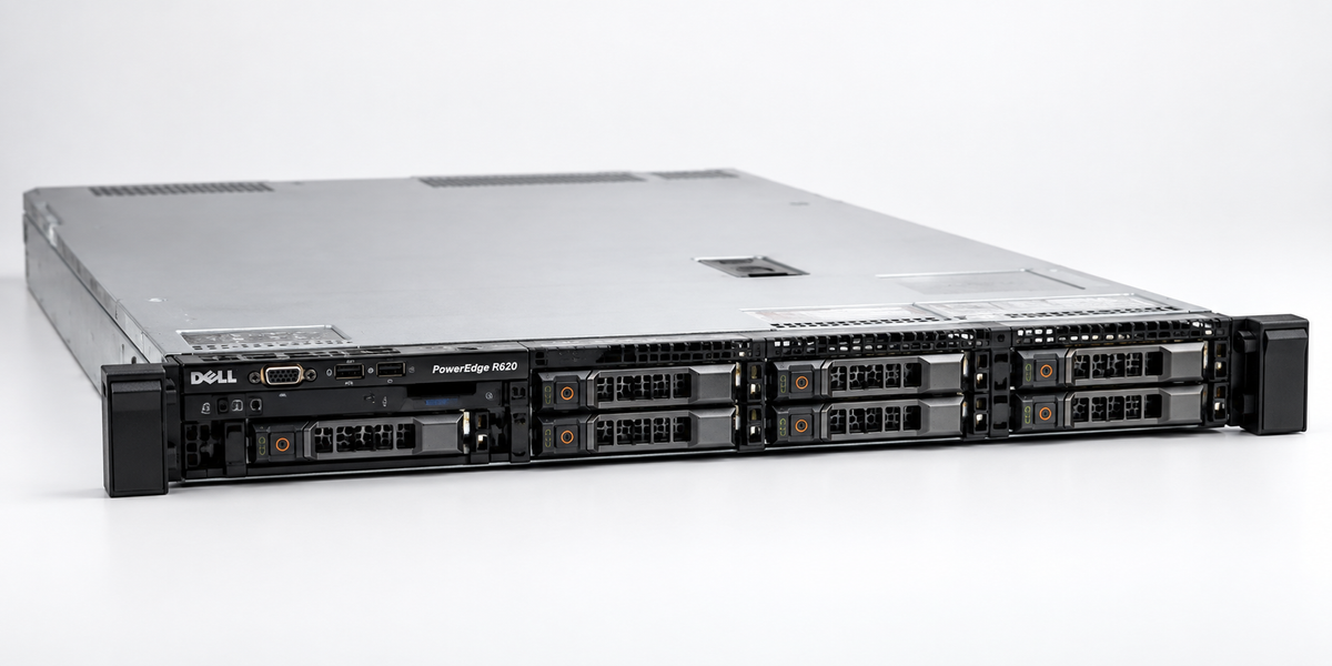 Dell PowerEdge R620 1U rack server without front bezel