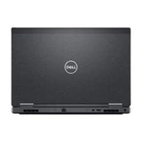 Black Dell laptop on a white background