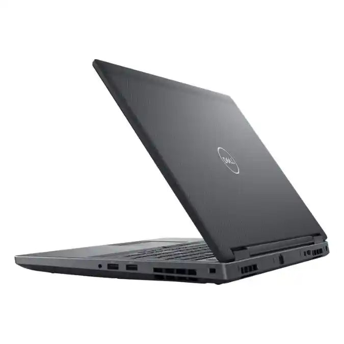 Black Dell laptop on a white background with 'Dell' logo.