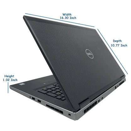 Dell precision 7710 Intel Xeon E-1505M @2.8 Ghz 4cores FHD Nvidia Quadro M3000M 4gb graphics card 17.3" laptop - RENTOPC