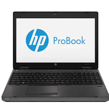 HP ProBook laptop with HP logo on a white background