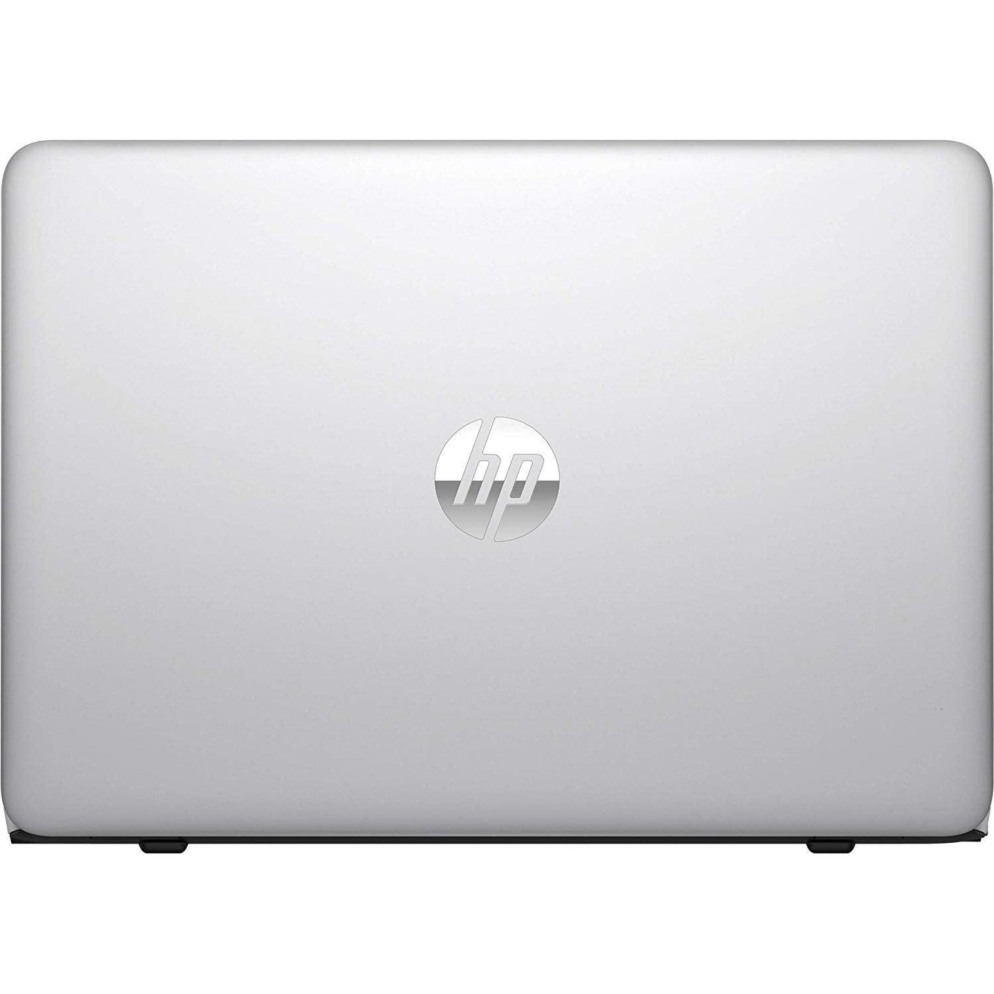 HP EliteBook 840 G3 laptop with closed silver lid and centered HP logo.- Rentopc