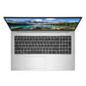 Laptop with a scenic display on a white background