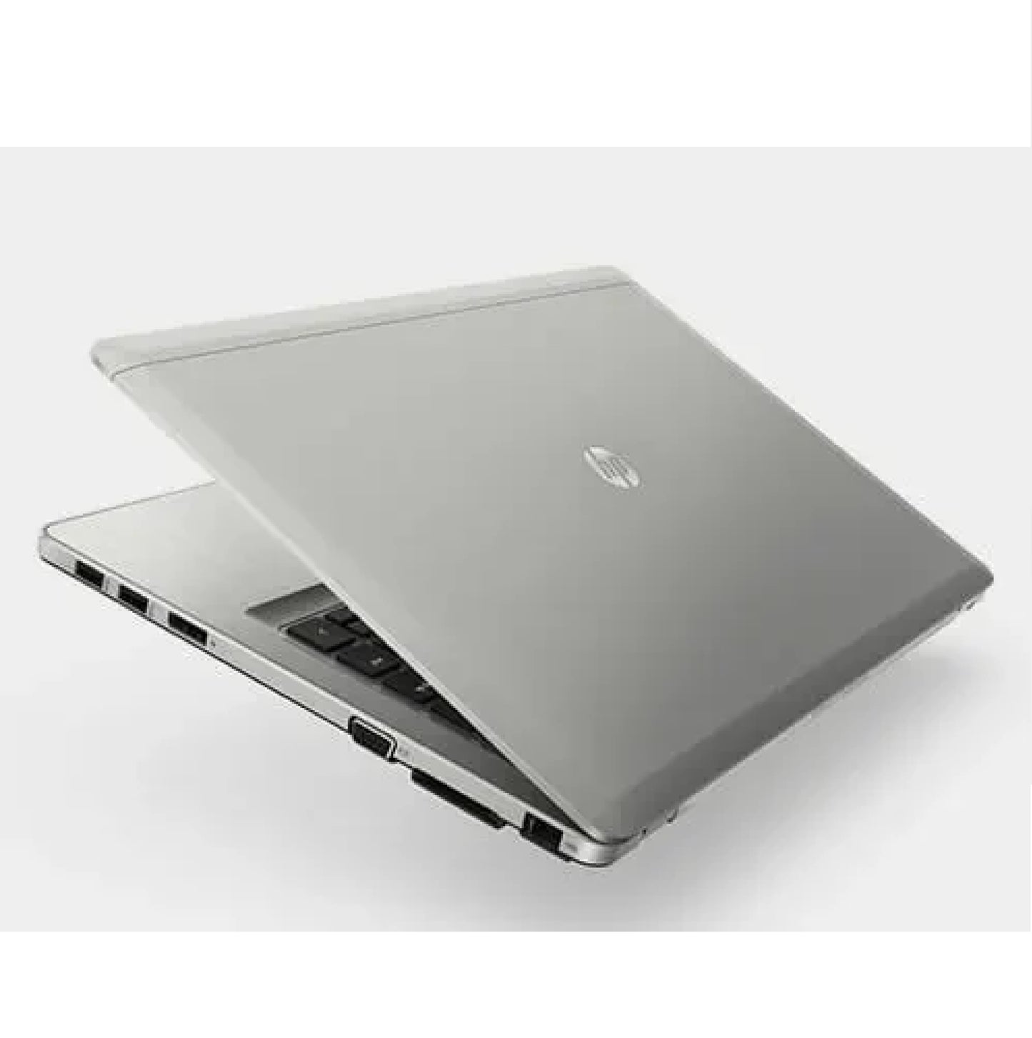 Rear view of HP EliteBook Folio 9470m showing slim profile.- Rentopc