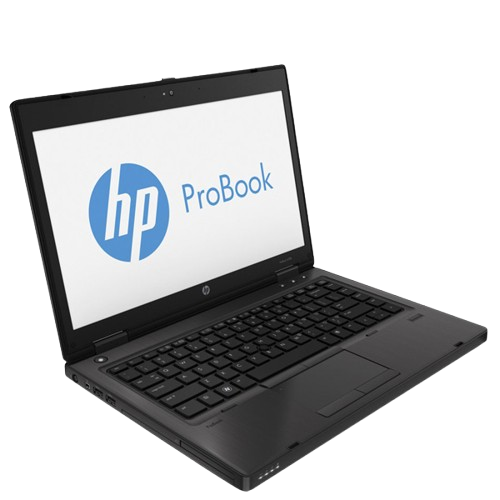 HP ProBook 6470b right side view with optical drive, audio jack, and additional USB ports.- Rentopc