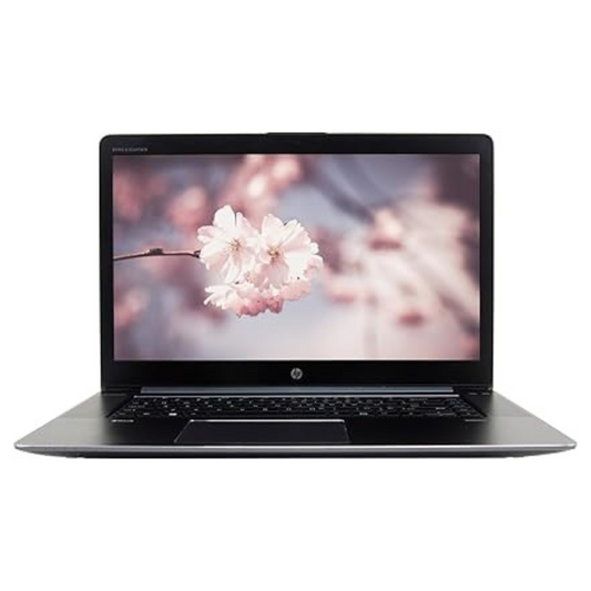 Front view of HP Zbook Studio G3 15.6 inch laptop with Intel Core i7-6820HQ and Nvidia Quadro M1000M graphics.- Rentopc