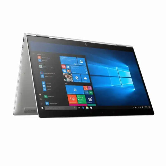 Laptop with Windows operating system on a white background