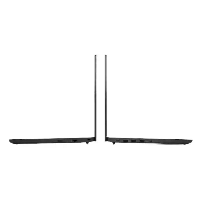 Two views of a laptop on a white background