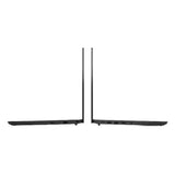 Two views of a laptop on a white background