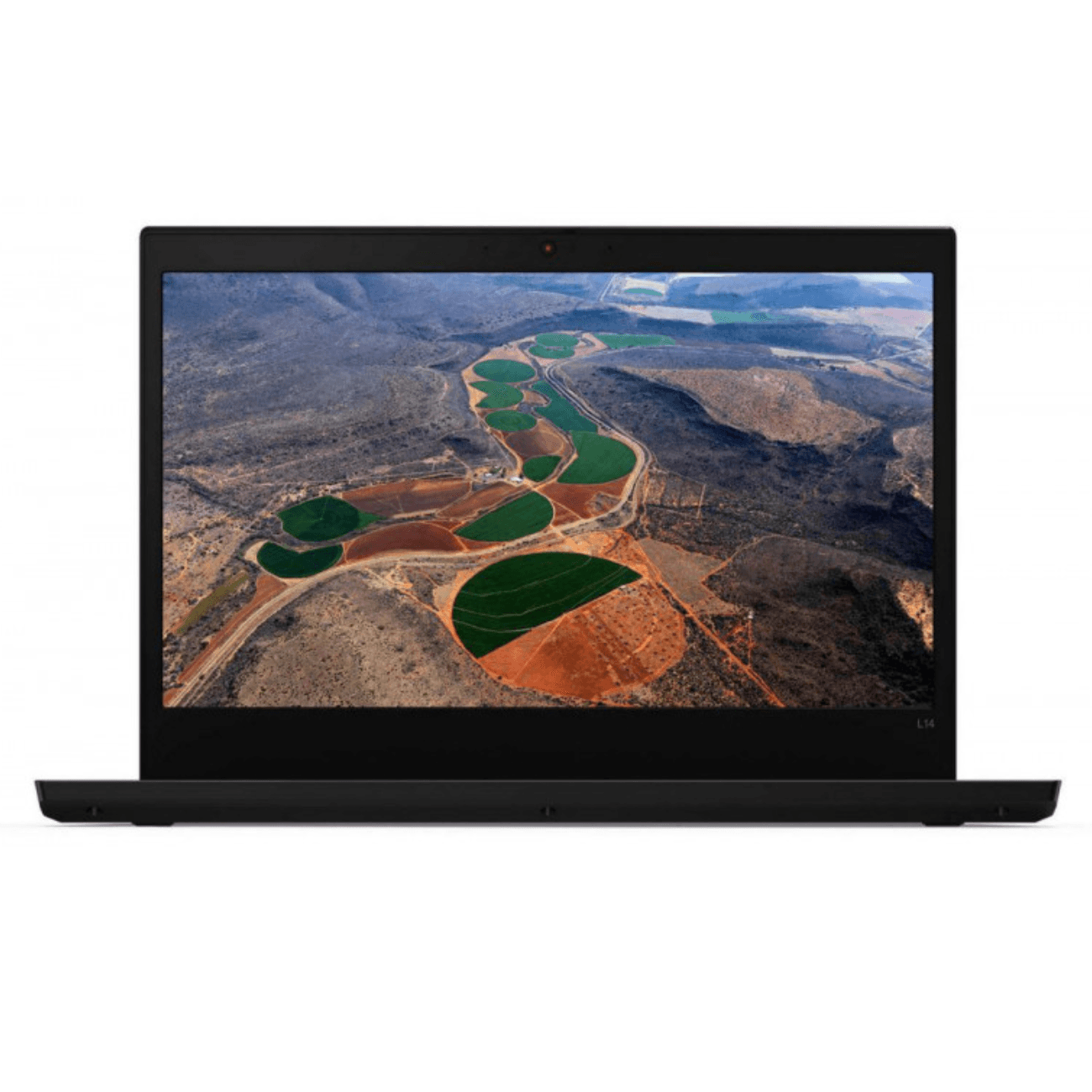 Lenovo ThinkPad L14 14-inch laptop featuring Intel Core i5 10th Gen processor, sleek black design, and display screen.- Rentopc