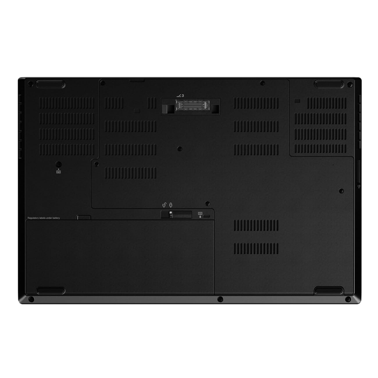Lenovo ThinkPad P50 laptop highlighting cooling vents and robust chassis design.- Rentopc