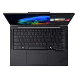 Black ThinkPad laptop on a white background