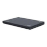 Black ThinkPad laptop on a white background