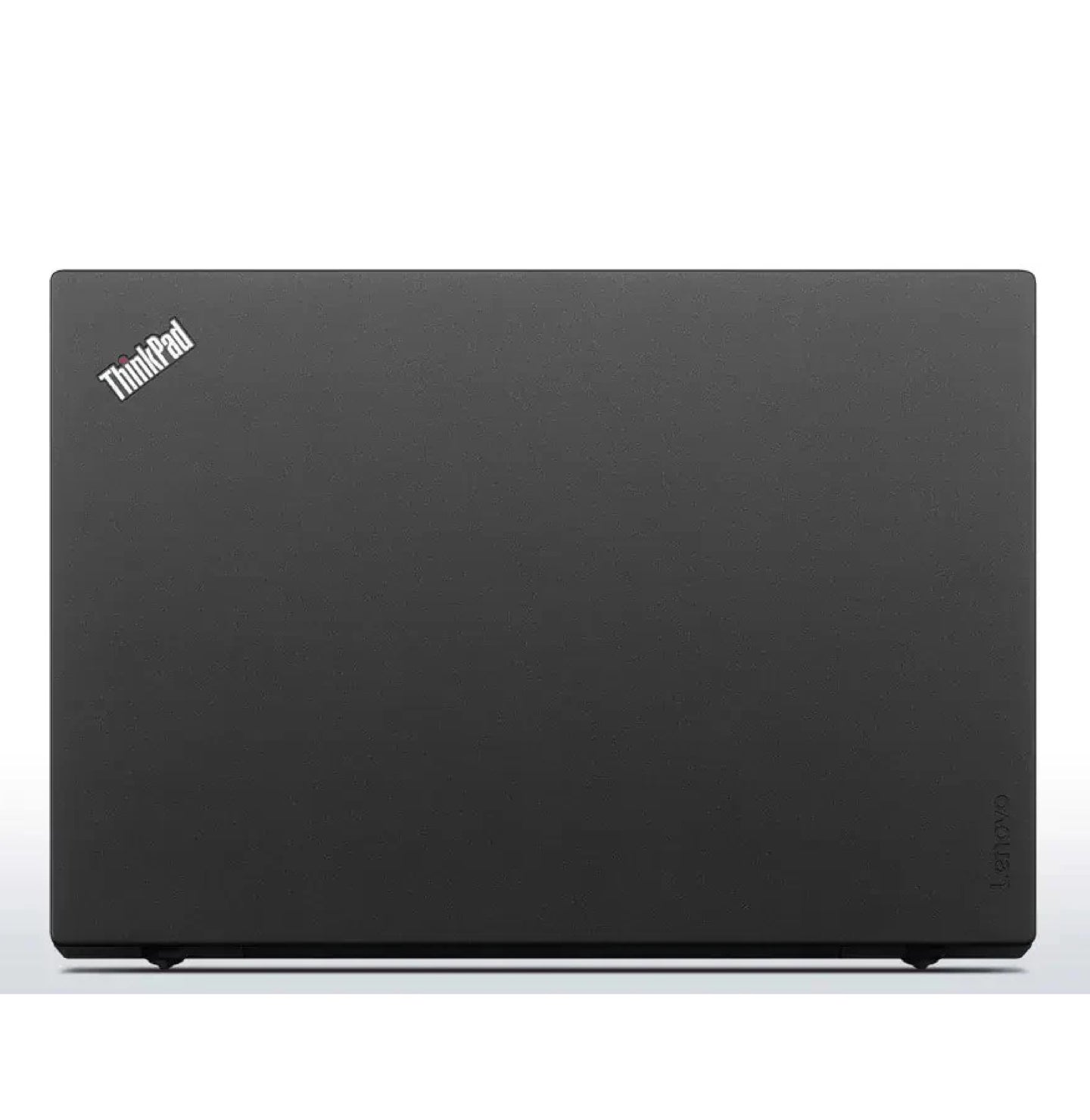 Lenovo ThinkPad T460 back side with ThinkPad logo.- Rentopc
