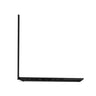 Black laptop on a white background