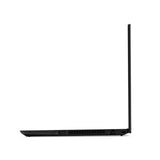 Black laptop on a white background