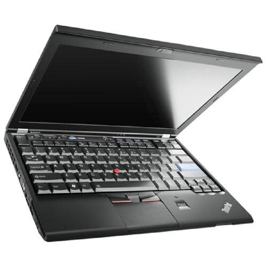 Left side of Lenovo ThinkPad X220 Intel Core i5 12.5" laptop showing USB ports, VGA, and Ethernet.- Rentopc