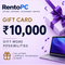 RentoPC Gift Card ₹10,000