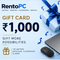 RentoPC Gift Card ₹1,000